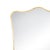 With radiant gold edging that exudes an air of timeless splendor, our Lyrical Mirror adds a regal touch and natural allure...