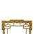 Large Antique Asian Faux Bamboo Gilt Wood Mirror Unsigned C1930 Measures - 47"H x 36.5"W x 1.75"D An exquisite antique...