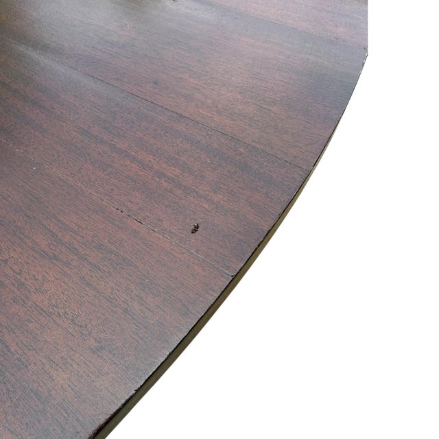 Barbara Barry for Baker Large Art Deco Mahogany Dining Table For Sale In Chicago - Image 6 of 8