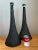 Metal Vintage Textured Resin Table Lamps - Pair For Sale - Image 7 of 12