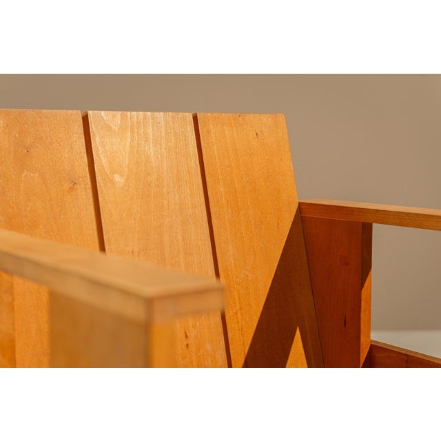Crate Chair by Gerrit Rietveld for Cassina, the Netherlands, 1970s For Sale - Image 12 of 15