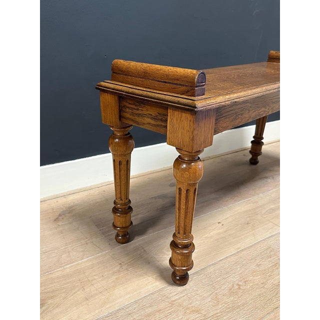 English Victorian Window Seat For Sale - Image 3 of 8