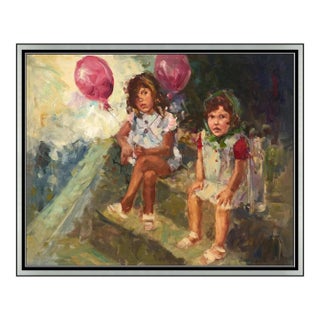 Late 20th Century Sisters, Louis Van Der Beesen For Sale