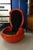 Spage Age Red Garden Egg Chair by Peter Ghychy, 1960s For Sale - Image 12 of 12
