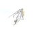 1990s 1990s Mikimoto Estate Akoya Pearl Brooch 6.40-5.30 mm Silver For Sale - Image 5 of 8