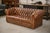 Chesterfield Sofa in Tan Tufted Leather, 1990s For Sale - Image 9 of 12