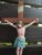 Pre-War Wooden Standing Crucifix, 1890s For Sale - Image 5 of 9