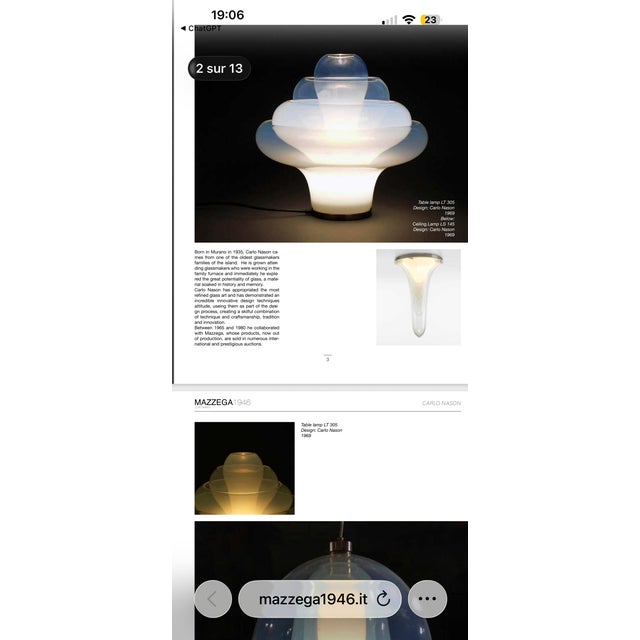 LS 144 Lamp by Carlo Nason for Mazzega, 1970 For Sale - Image 10 of 13