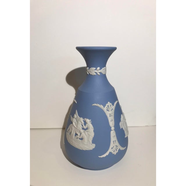 Vintage Wedgwood Blue Jasper Bud Vase Chairish