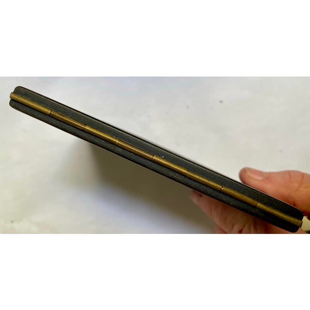 Mid 20th Century Japanese Kyoto Damascene Tiger Card Mixed Metal Case Amita Japan For Sale - Image 12 of 12