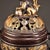 1980s Solid Copper Gilt Gold & Silver High-Relief Incense Burner Censer With Laughing Buddha & Dragons For Sale - Image 5 of 10