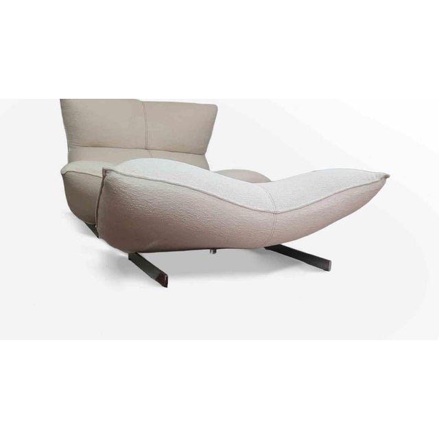 1970s Set of Canestrari Lounge Chair with Ottoman by Vittorio Varo, Italy, 1970s For Sale - Image 5 of 14