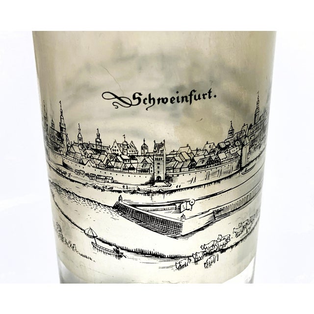 Elevate any bar cart or collection with this curated set of eight vintage highball glasses, each featuring an intricate...