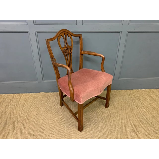 Wood Set of Georgian Mahogany Armchairs, 1790 For Sale - Image 7 of 10
