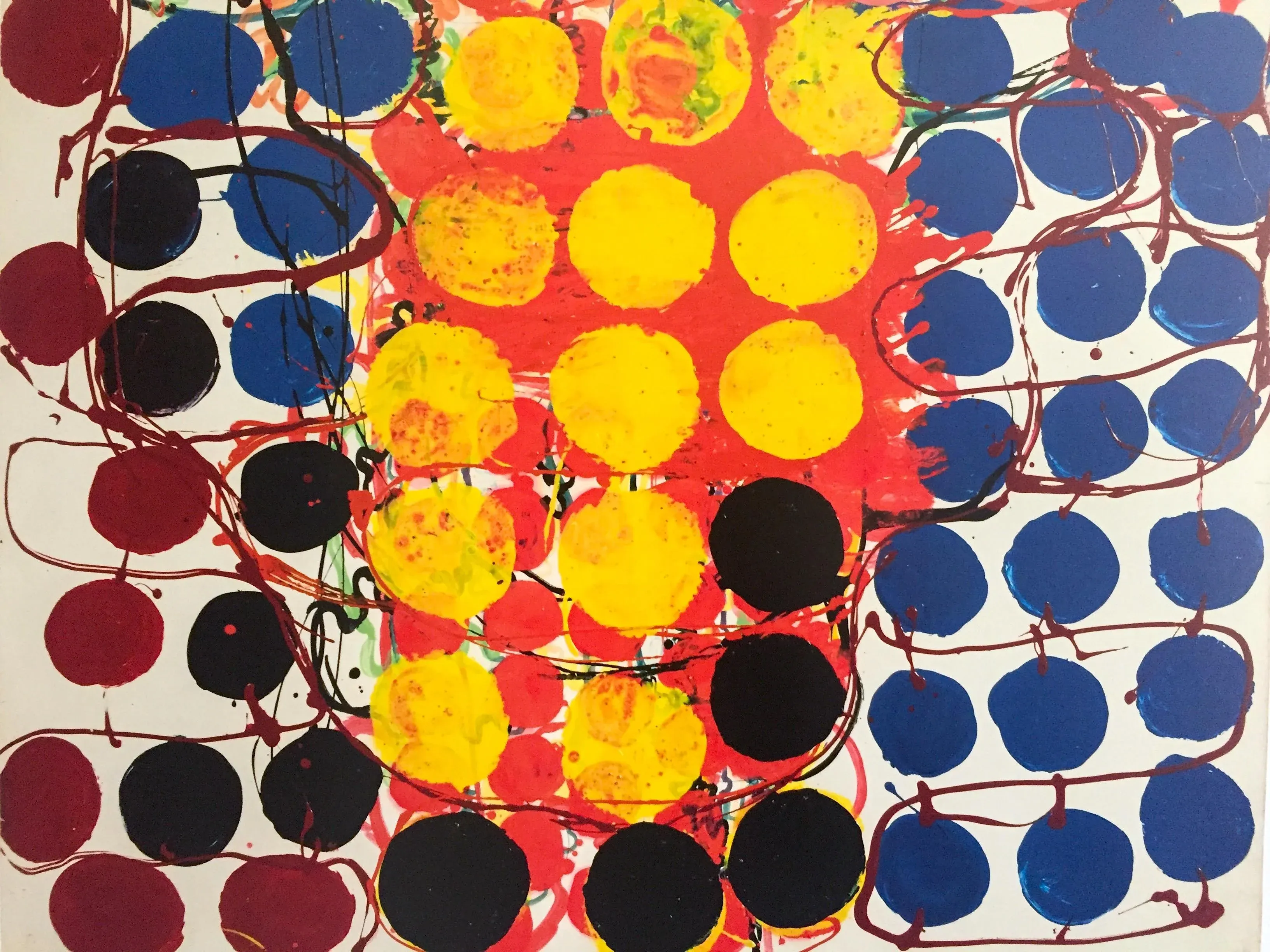 Atsuko Tanaka Abstract Modernism Museum Exhibition Poster Print