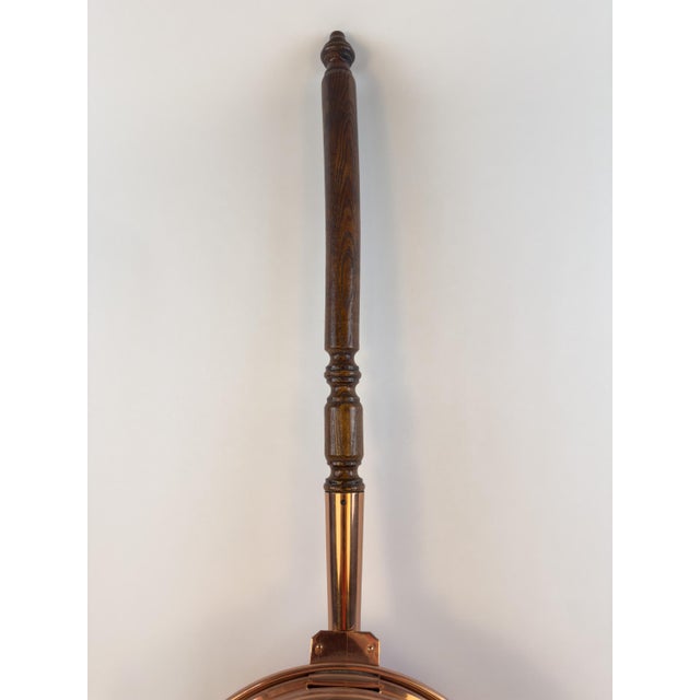 Vintage French L. Lecellier Villedieu Copper Bed Warmer / Decorative Wall Object, 1960s For Sale - Image 6 of 18