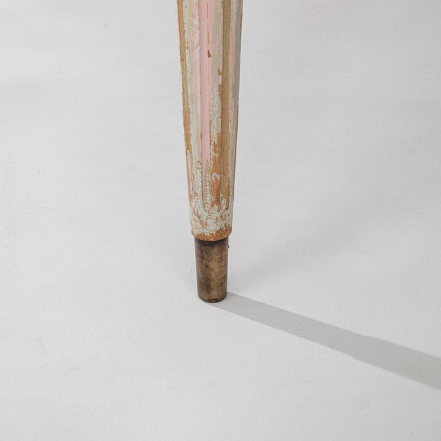 Wood 20th Century French Patinated Wooden Side Table For Sale - Image 7 of 18