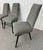 Adrian Pearsall Mid-Century Modern Adrian Pearsall Upholstered Dining Chairs - Set of 4 For Sale - Image 4 of 6