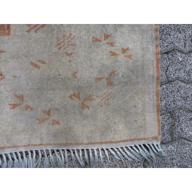 Vintage Faded Turkish Home Living Rug For Sale - Image 10 of 11
