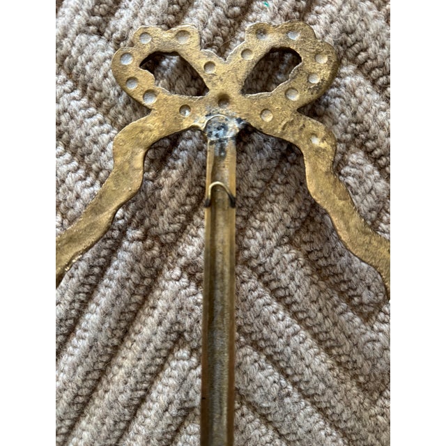 Vintage Brass Candle Holders/Candle Sconces/ Wall Decor For Sale - Image 13 of 14