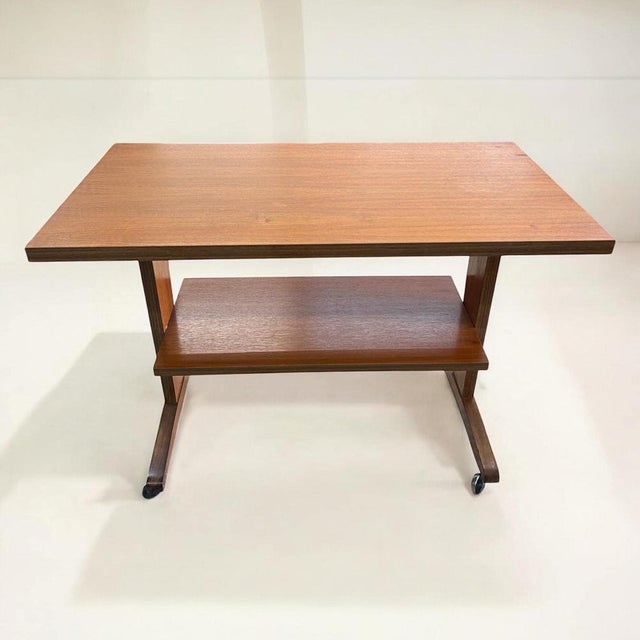 Brown TV Stand in Wood for Record Players, 1960s For Sale - Image 8 of 8