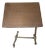 Ar Swenson Brass Adjustable Paw Footed Desk Table For Sale