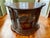 French Provincial Vintage French Provincial Style Lighted Demilune Curved Glass Console Curio Cabinet For Sale - Image 3 of 7