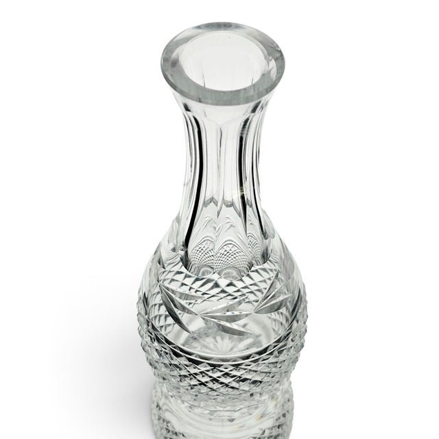 Glass Late 20th Century Waterford Glandore Irish Crystal Decanter With Original Stopper For Sale - Image 7 of 12