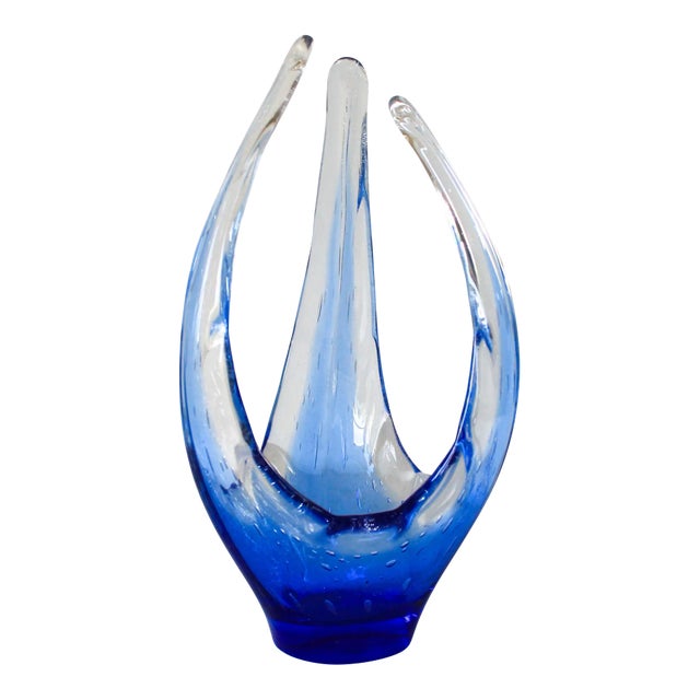 Mid-Century Art Glass Sculpture For Sale