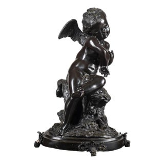 Putto Sculpture by Moreau, 1890s For Sale