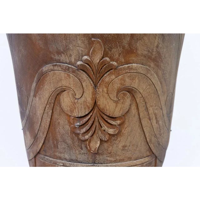 Antique Norwegian Kubbestol Stump Chair with Carvings, 1800s For Sale - Image 15 of 18