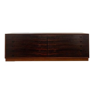 8 Drawer Danish Rosewood Dresser, Atrb: Arne Wahl Iversen, 1960s For Sale