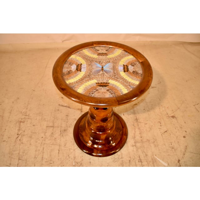 Brazilian Butterfly Specimen Table, Circa 1920-1940 For Sale In Greensboro - Image 6 of 10