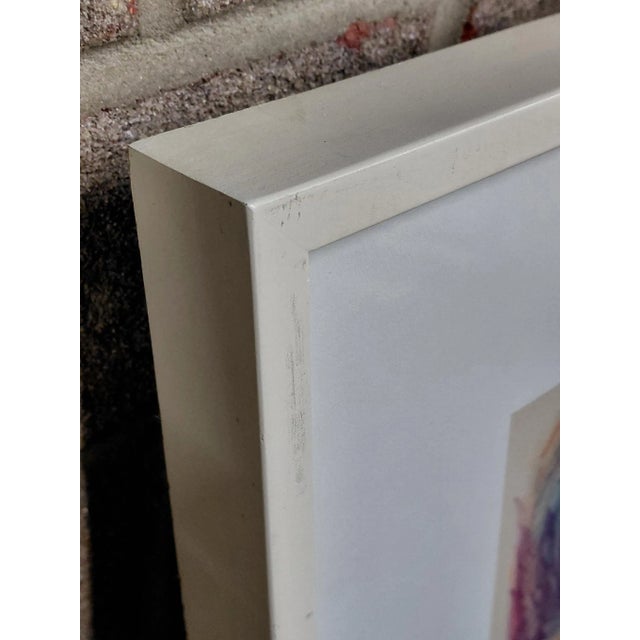 Wood Framed Signed Ruth Zarfati 1970 Limited-Edition Lithograph For Sale - Image 7 of 12