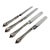Vintage Vergeze by Source Perrier Collection Silver Plated Knives, Set of 4 For Sale