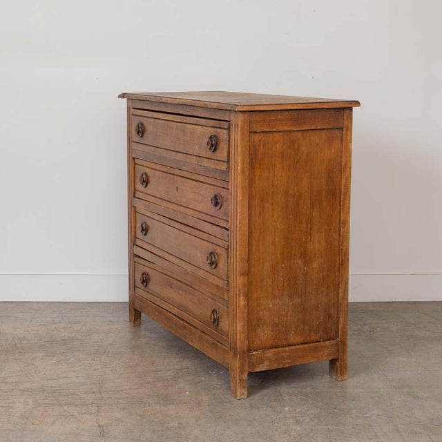 1940s French Provincial Oak Dresser For Sale - Image 4 of 18
