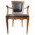 Classic Executive Armchair in Cherry Wood and Leather, 1920 For Sale - Image 10 of 10