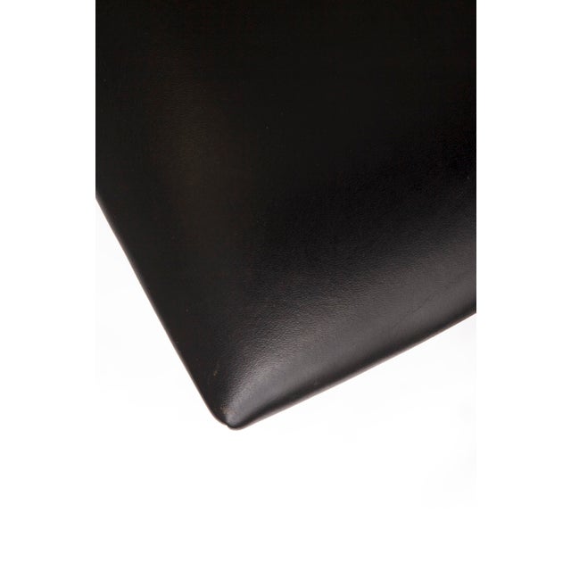 Wood Vintage German Leather Dining Chairs by Ernst Martin Dettinger for Veil, 1960s, Set of 4 For Sale - Image 7 of 9