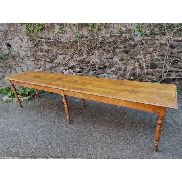 Antique French Farmhouse Refectory Dining Table, 1880s-1900s For Sale - Image 10 of 18