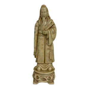 Antique Carved Bone Asian Figure