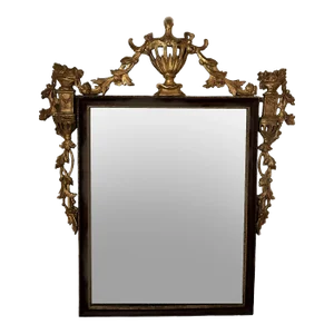 17th Century Carved and Giltwood Baroque Mirror