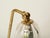 Gold Bellflower Adjustabe Table Lamp in Murano Glass and Brass by Ercole Barovier, Italy, 1940s For Sale - Image 8 of 17