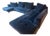 Roche Bobois Symbole Velvet Sectional For Sale