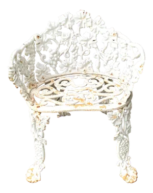 French Cast Iron Garden Bench