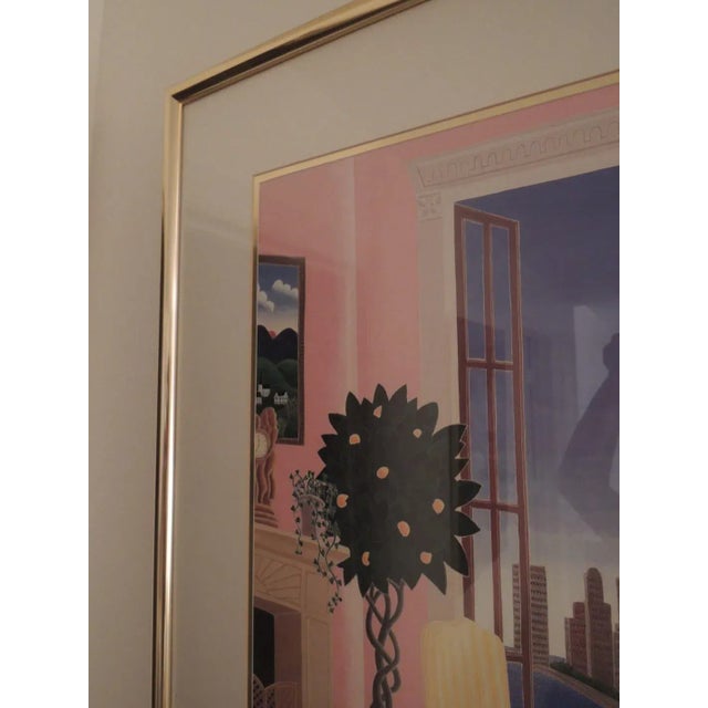 Early 20th Century Thomas McKnight, "Lake Shore Drive" For Sale - Image 4 of 8