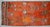 Orange 1970s Vintage Hand Knotted Turkish Rug Orange Gray Kitchen Runner 2x11 Rare Mythological Ancient Aliens Motif Rug For Sale - Image 8 of 12