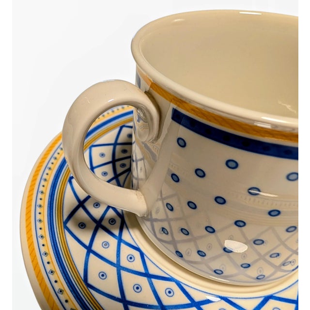 Villeroy & Boch 1990s Villeroy & Boch Perpignan Cup and Saucer For Sale - Image 4 of 12