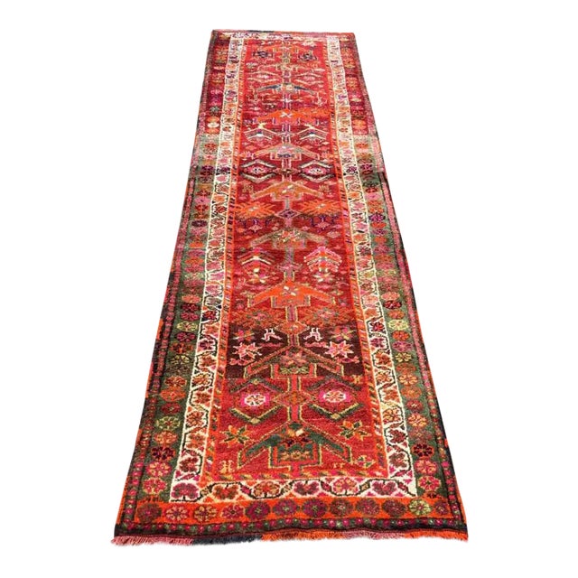 Kurdish Rug Runner - 149" X 33" For Sale