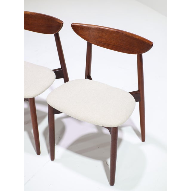 Vintage Danish 58 Dining Chairs in Teak by Harry Østergaard for Randers Møbelfabrik, 1960s, Set of 6 For Sale - Image 15 of 18