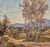 Textile Charles Fries -Plein Air Landscape in Alpine Near San Diego -1927 Oil Painting For Sale - Image 7 of 11